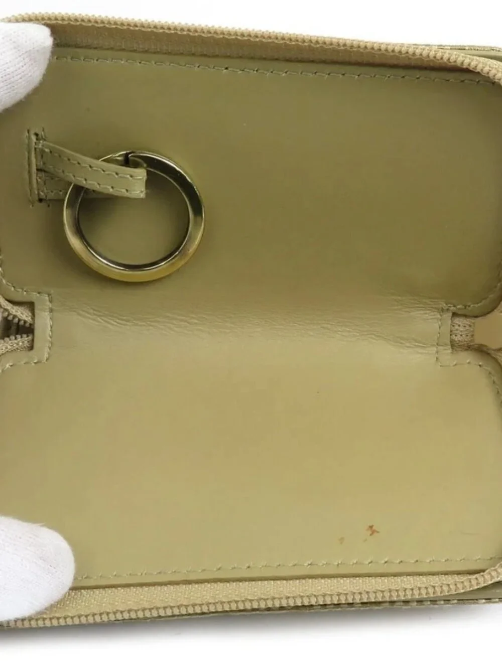 Auth GUCCI Key Case Card Case Holder Light Khaki GG Canvas/Metal - e61077a - Picture 5 of 11